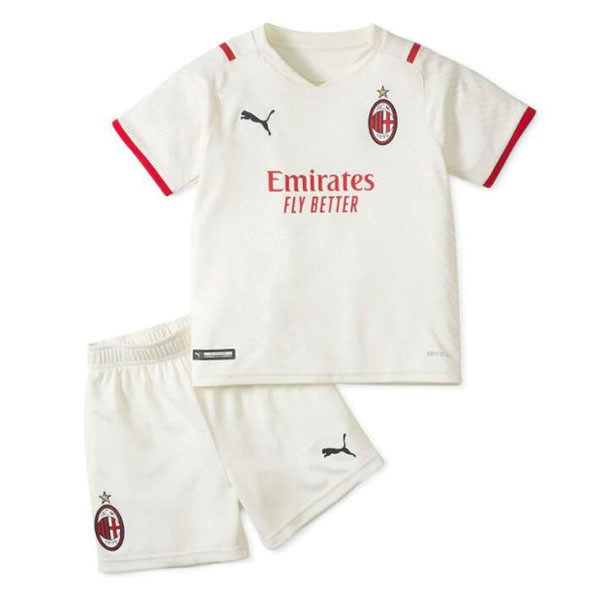 Camiseta AC Milan Replica Segunda Ropa Niño 2021/22